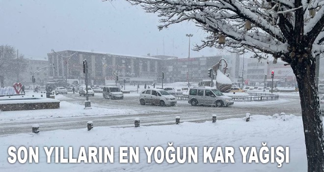 SON YILLARIN EN YOĞUN KAR YAĞIŞI
