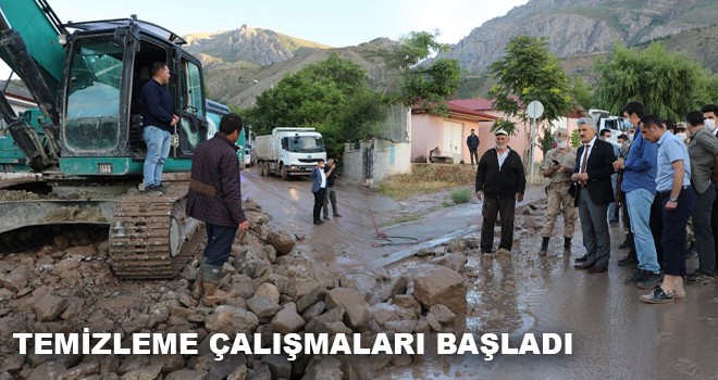 TEMİZLEME ÇALIŞMALARI BAŞLADI