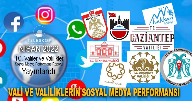 VALİ VEVALİLİKLERİN SOSYAL MEDYA PERFORMANSLARI