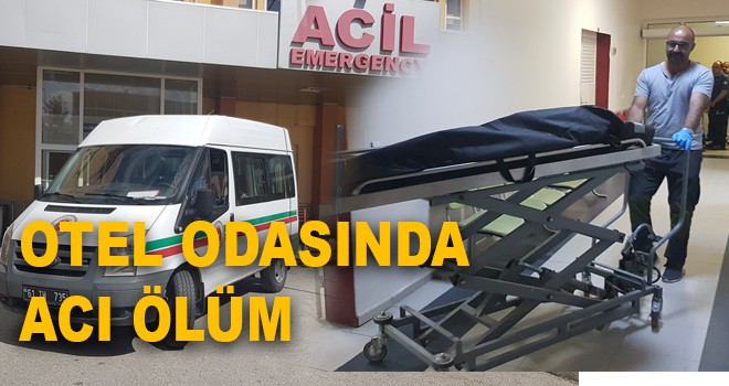 Otel odasında ölü bulundu