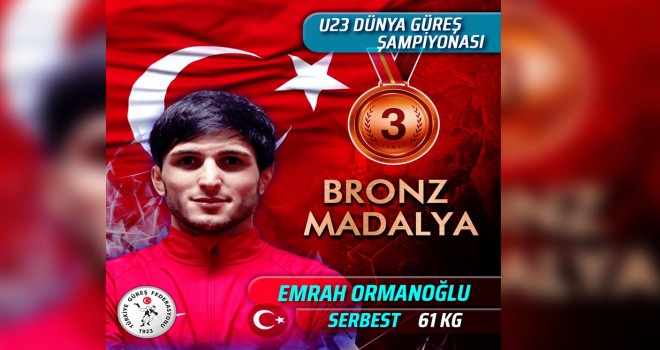 ORMANOĞLU İSPANYA'DAN MADALYAYLA DÖNDÜ