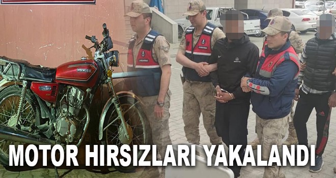 MOTOR HIRSIZLARI YAKALANDI