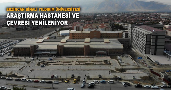 ARAŞTIRMA HASTANESİ VE ÇEVRESİ YENİLENİYOR