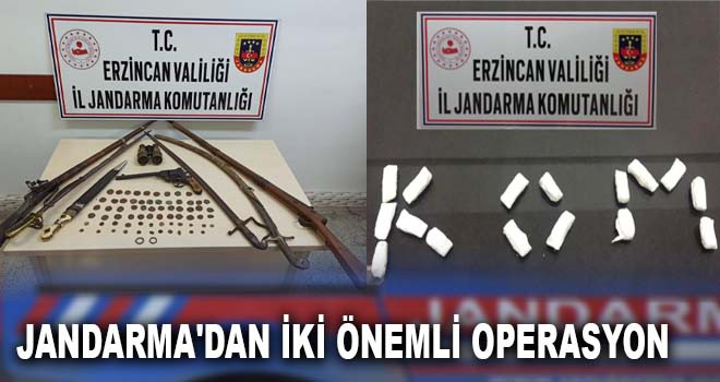 JANDARMA'DAN İKİ ÖNEMLİ OPERASYON