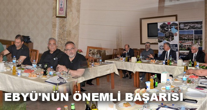 EBYÜ'NÜN ÖNEMLİ BAŞARISI