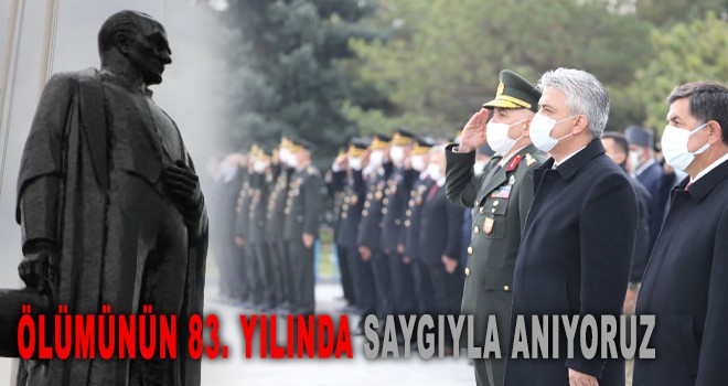 ÖLÜMÜNÜN 83. YILINDA SAYGIYLA ANIYORUZ