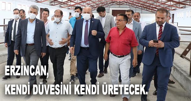 ERZİNCAN KENDİ DÜVESİNİ KENDİ ÜRETECEK