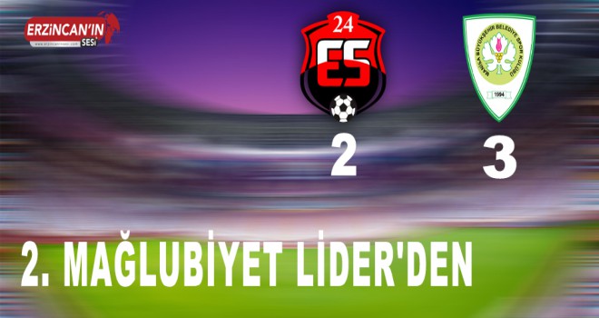 2. MAĞLUBİYET LİDER'DEN