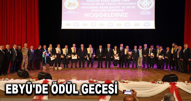 EBYÜ'DE ÖDÜL GECESİ