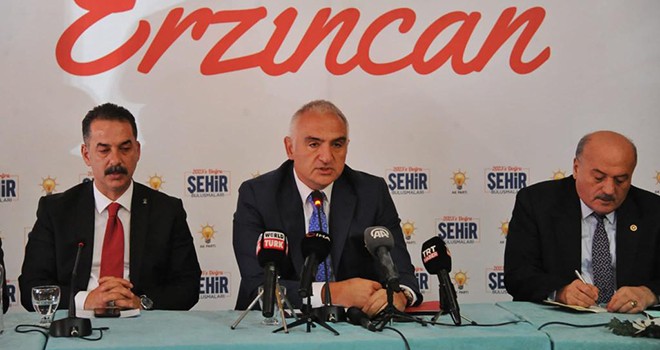 BAKAN ERSOY, ERZİNCAN'DA