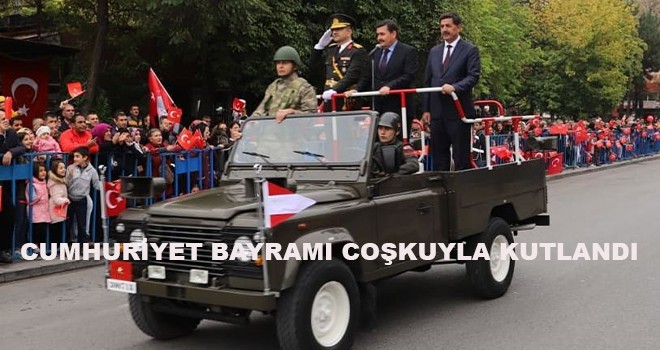 CUMHURİYET BAYRAMI COŞKUYLA KUTLANDI