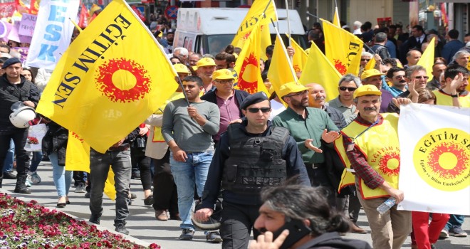 Erzincan'da 1 Mayıs Emek ve Dayanışma Günü Kutlamaları