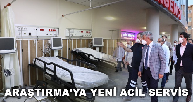 ARAŞTIRMA'YA YENİ ACİL SERVİS