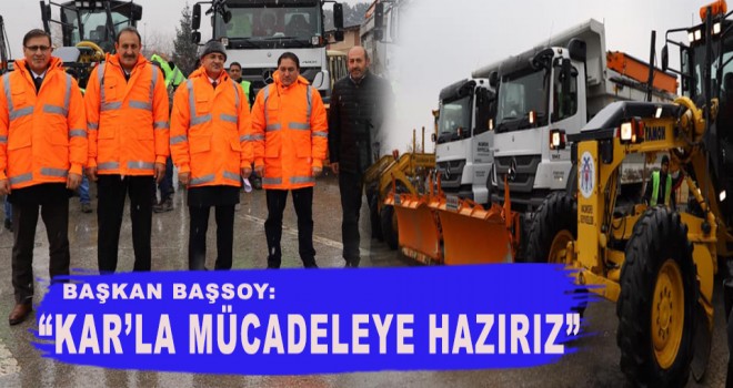 ERZİNCAN BELEDİYESİ KAR MÜCADELESİNE HAZIR