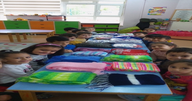 Elazığlı miniklerden Suriyeli yetimlere anlamlı destek