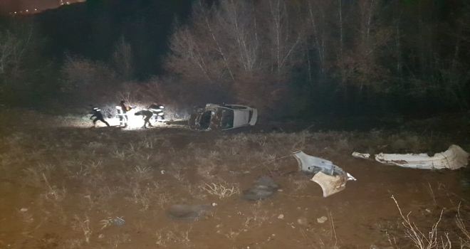 Malatyada otomobil devrildi: 1 ölü, 1 yaralı