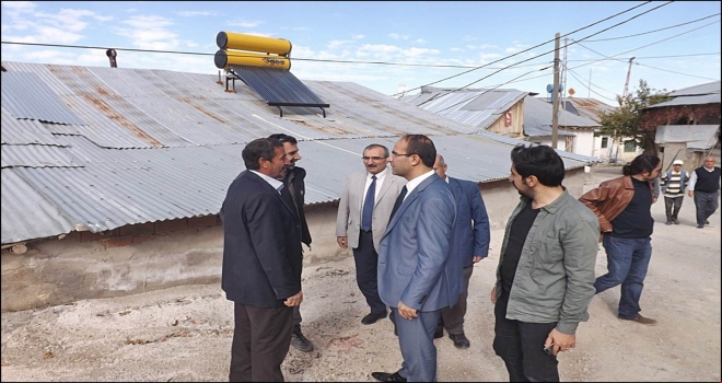 Keban Kaymakamı Tepeli, köyleri ziyaret etti 