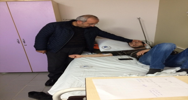 Karsta kar yağışı