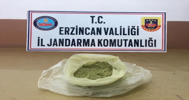 Erzincanda uyuşturucu operasyonu