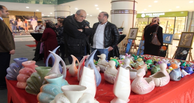 Engellilerin hazırladığı ürünler sergilendi