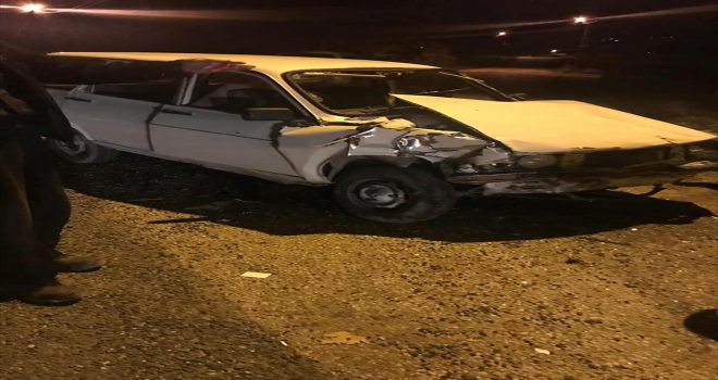 Baskilde trafik kazası: 2 yaralı