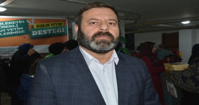 Kış kentinin öksüz ve yetimlerine sıcak yardım