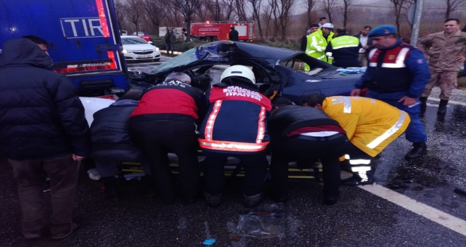 Sürgü Karakol Komutanı trafik kazasında hayatını kaybetti