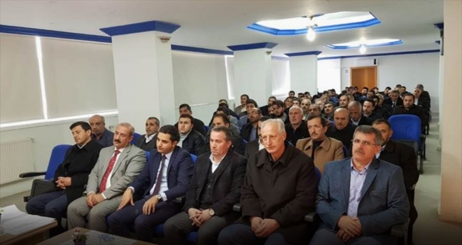 Baskil Kaymakamı Murat müftülük çalışanlarıyla buluştu