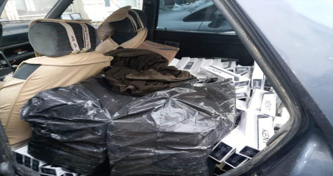 Vanda 6 bin paket kaçak sigara yakalandı