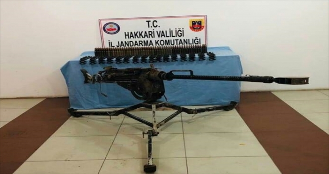Hakkaride doçka silahı ve mühimmat ele geçirildi