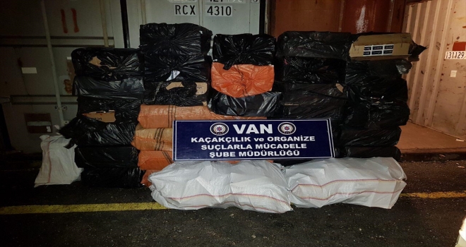 Vanda kaçak sigara operasyonu 