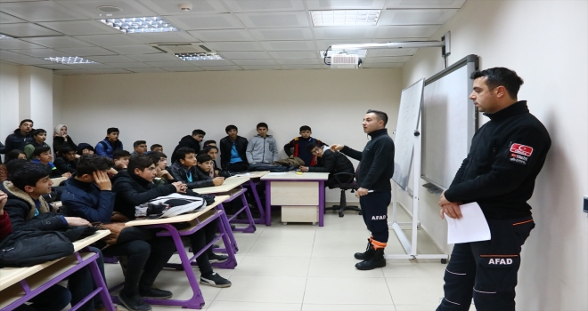 Ercişte Yangın ve Deprem paneli