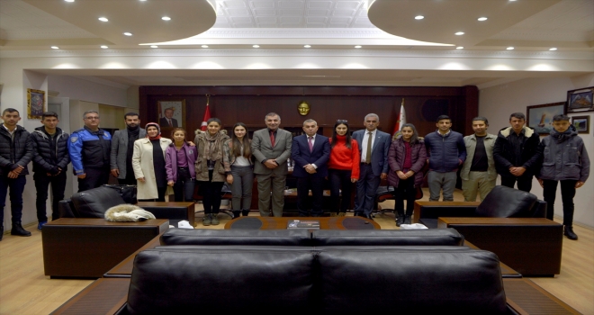 Ardahanlı öğrencilerden emniyete teşekkür ziyareti