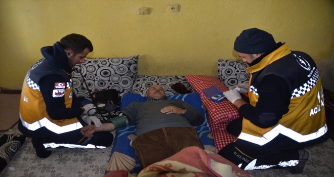 Diyabet hastasının yardımına ekipler yetişti