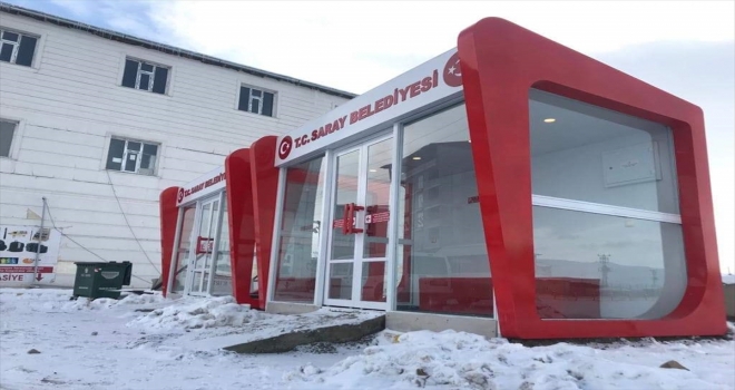 Sarayda ısıtmalı otobüs durakları kuruldu