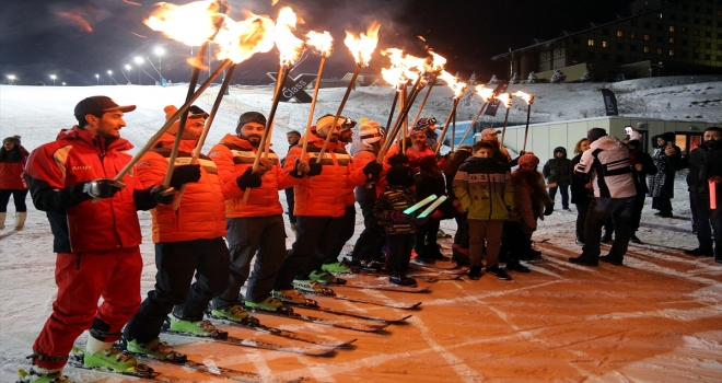 Palandökende yeni yıl coşkusu