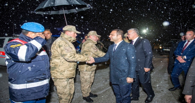 Güvenlik güçlerine yeni yıl ziyareti