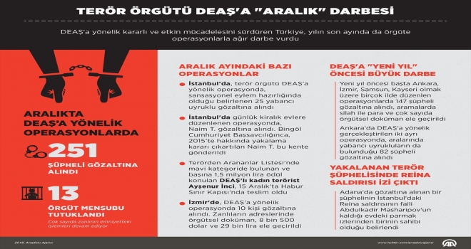 GRAFİKLİ Terör örgütü DEAŞa aralık darbesi