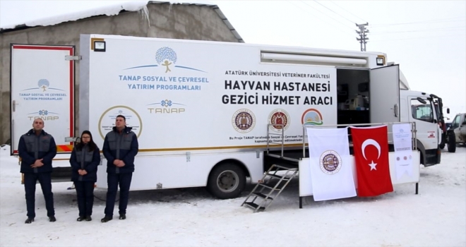 TANAP destekli mobil hayvan sağlığı tarama aracı hizmete girdi