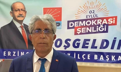 Erzincan CHP Tekrar "Ali Aras" dedi