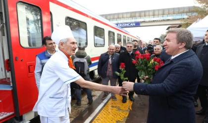 Turistik Doğu Ekspresi'ne özel karşılama