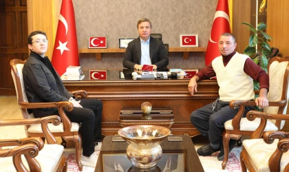 Alacalı Aşır'dan Vali Aydoğdu'ya ziyaret