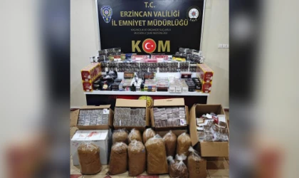 İliç'de Kaçak Tütün Operasyonu