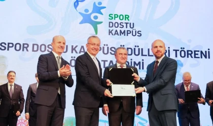 Erzincan Binali Yıldırım Üniversitesi’ne “Spor Dostu Kampüs” Belgesi
