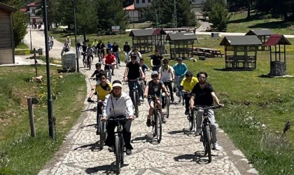 Refahiye'de Bisiklet turu