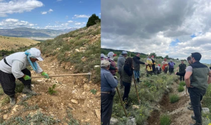 Erzincan dağlarına kadın eli değdi