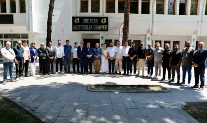 Vali Aydoğdu’dan EGC'ye 24 Temmuz Gazeteciler ve Basın Bayramı Ziyareti