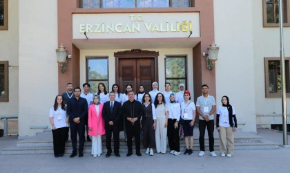 Yunus Emre Enstitüsü ve EBYÜ İş Birliğiyle Erzincan’a Uluslararası Öğrenci Ziyareti