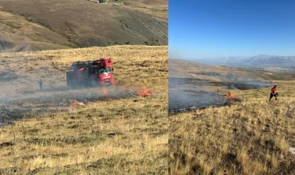 Ahmediye Dağı’nda Arazi Yangınına Hızlı Müdahale