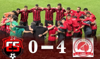 24 Erzincanspor, Lider Batman Petrolspor’a 4-0 Mağlup Oldu